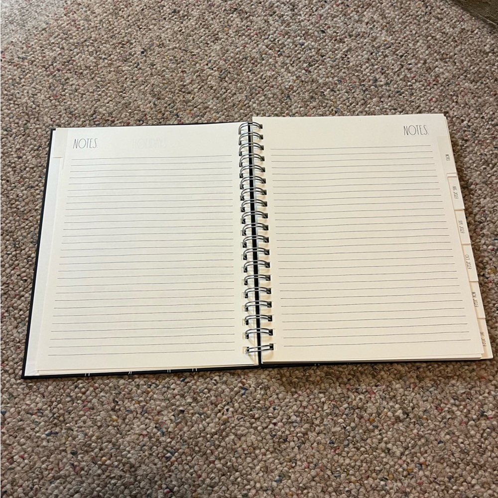 🆕 Rae Dunn HELLO 2024 17 Month Planner Pink - Picture 6 of 13